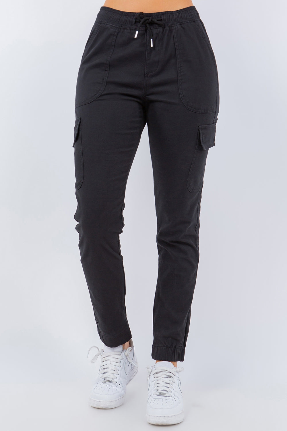 Stretch Twill Cargo Joggers