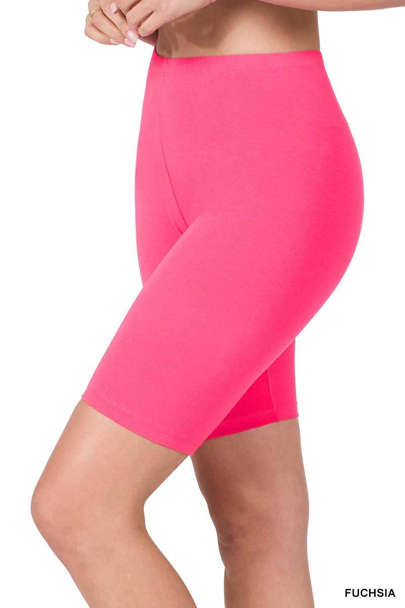 Cotton Biker Shorts