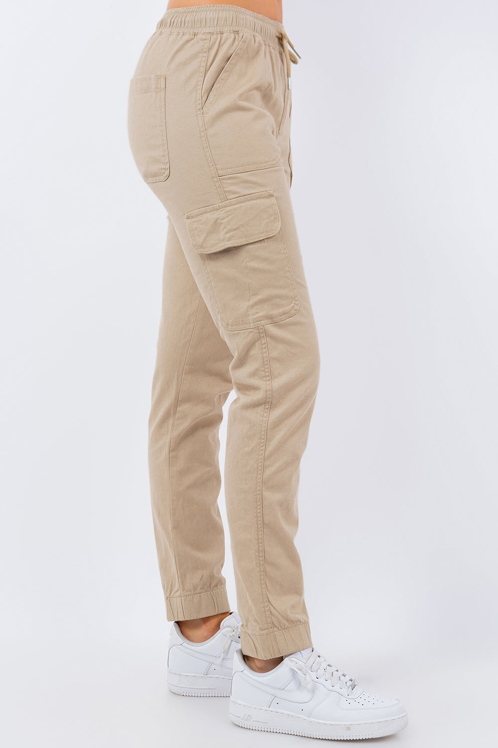 Stretch Twill Cargo Joggers