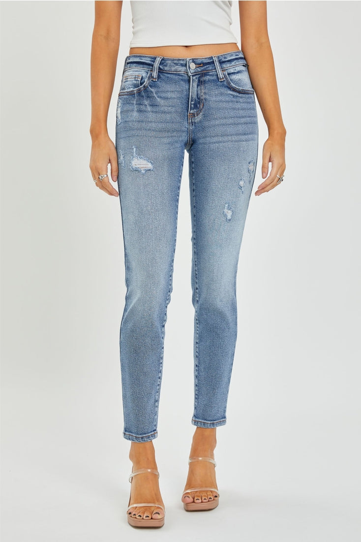 Low Rise Slim Mom Skinny Jeans