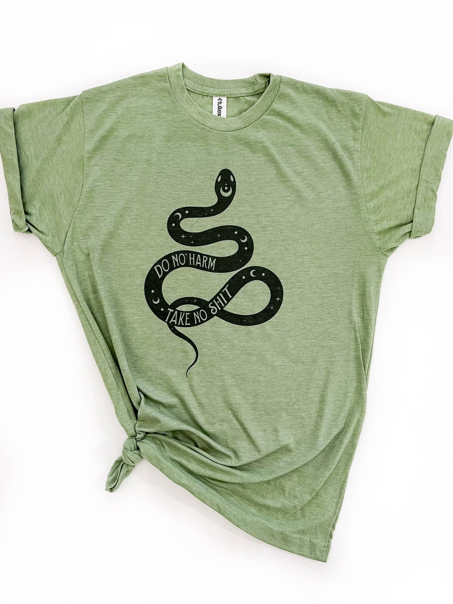 Do No Harm Take No Shit Snake Tee