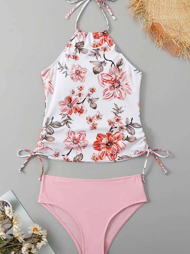 Summer Beach Floral Bikini Set