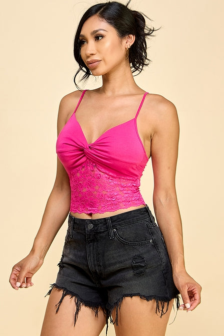 Twist Bra Cami Top