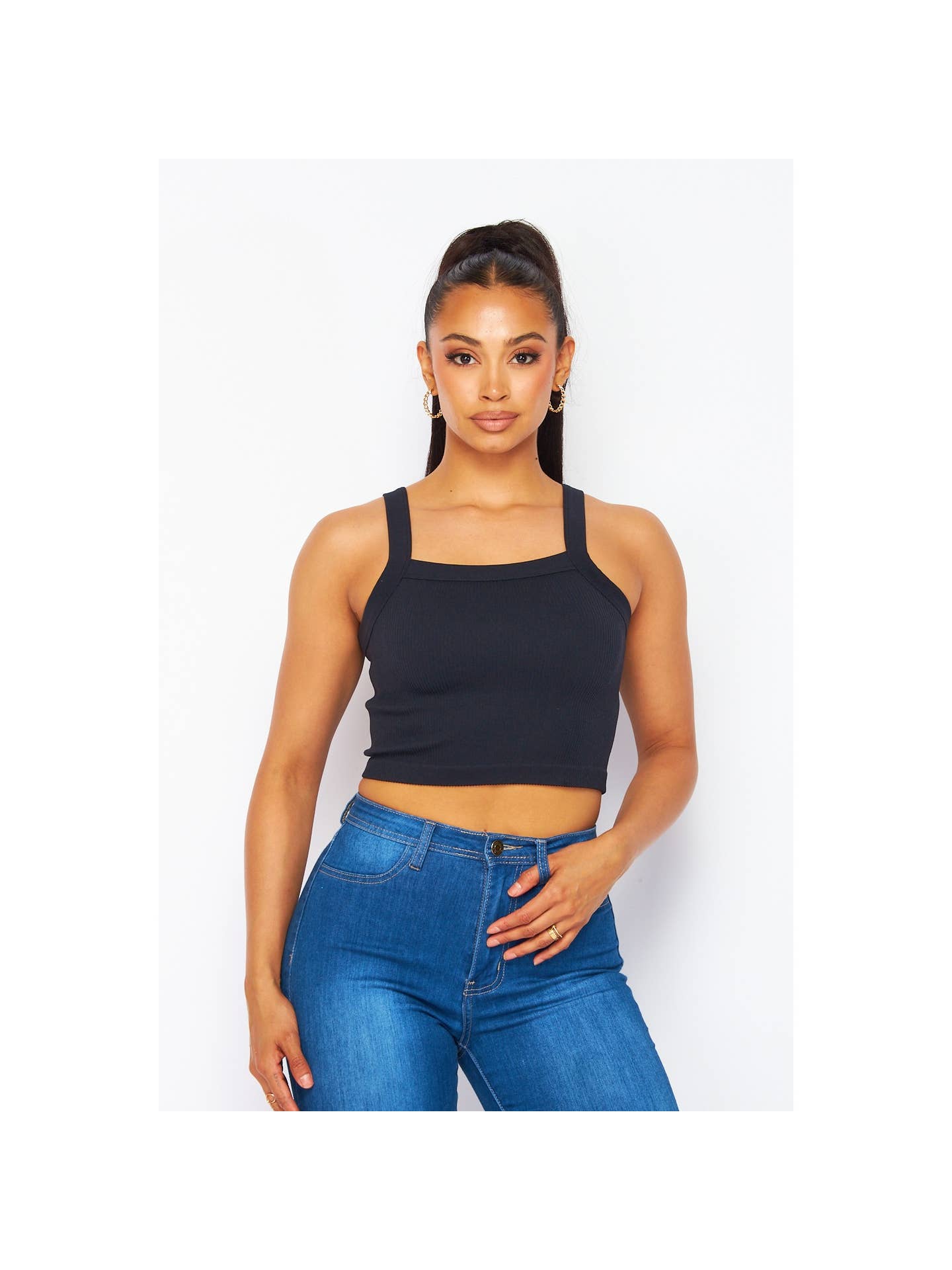 Seamless Crop Tank Top