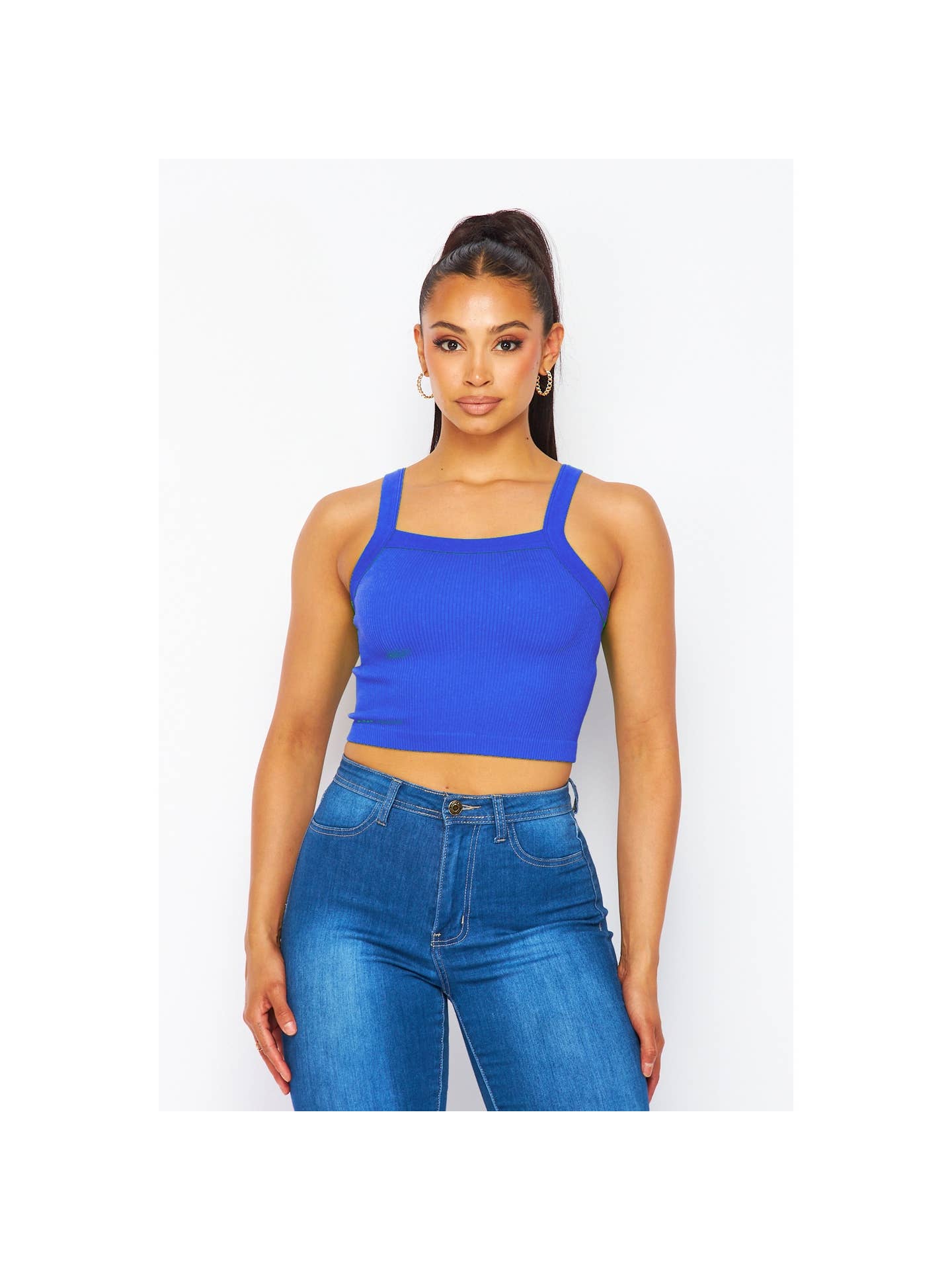 Seamless Crop Tank Top