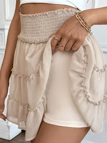 Pleated Lotus Skirt