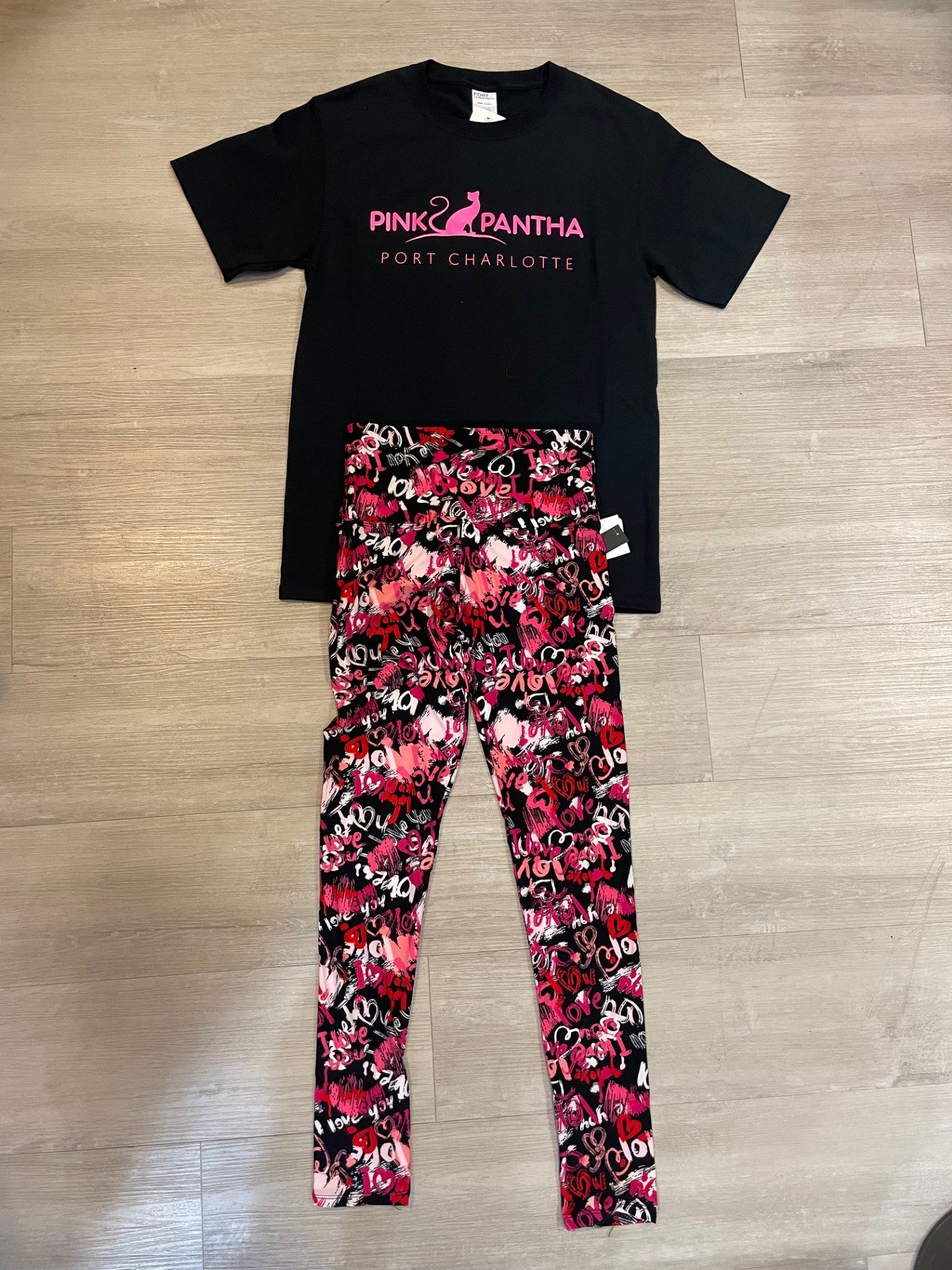 Pink Pantha Round Neck Unisex Tee Shirts