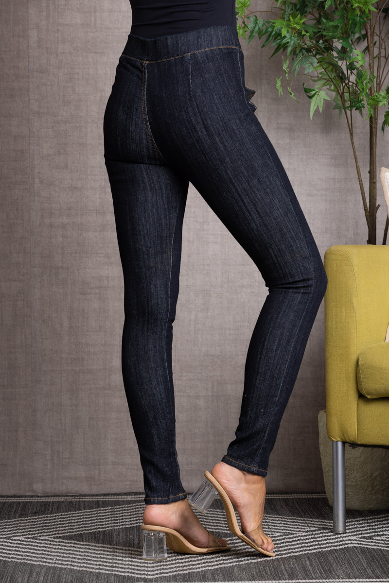 High Rise Skinny Midi Jeans