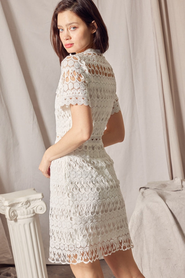Ivory Lace Dress