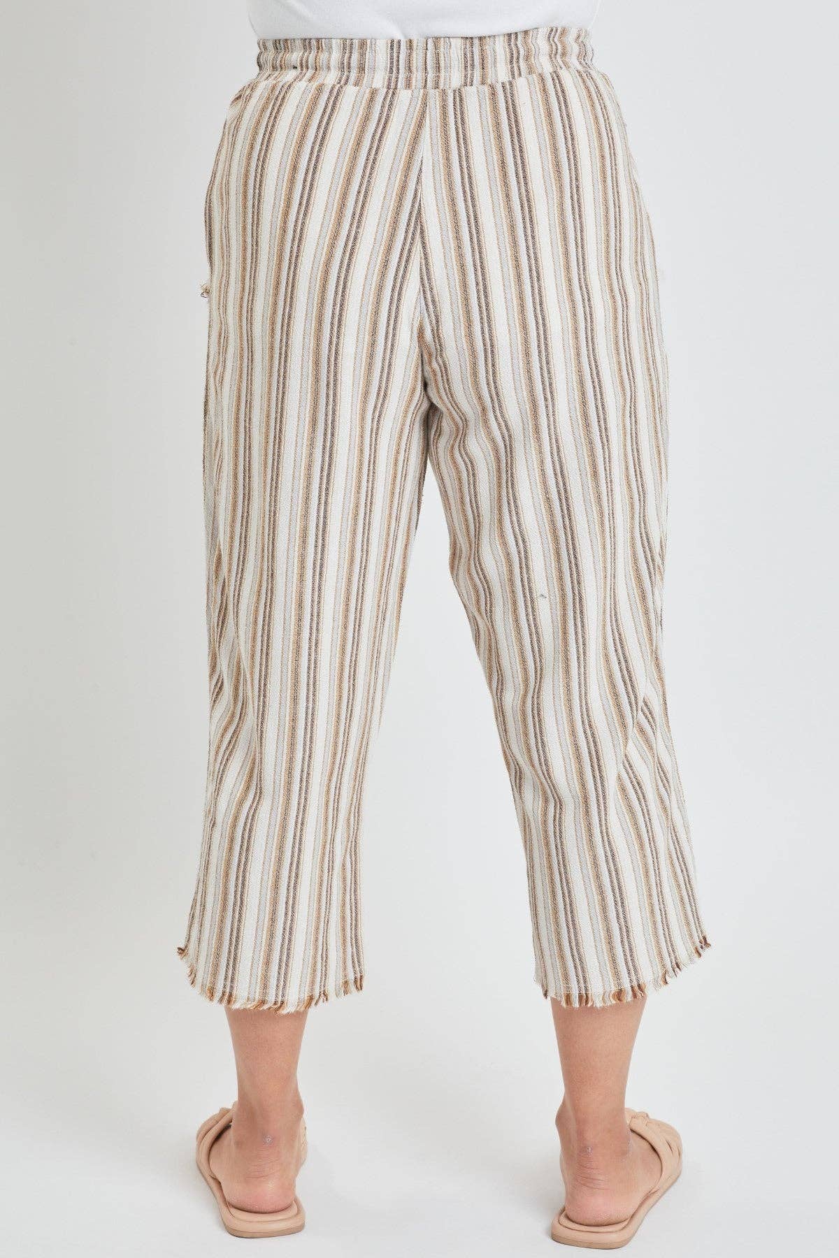 Linen Capri Pants
