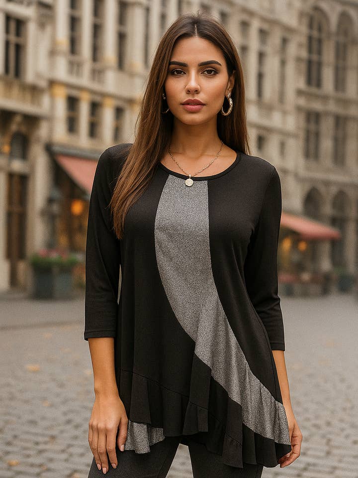 Silver Swirl Dress Shirt