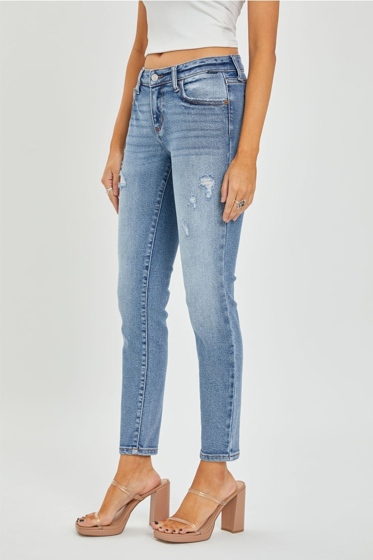 Low Rise Slim Mom Skinny Jeans