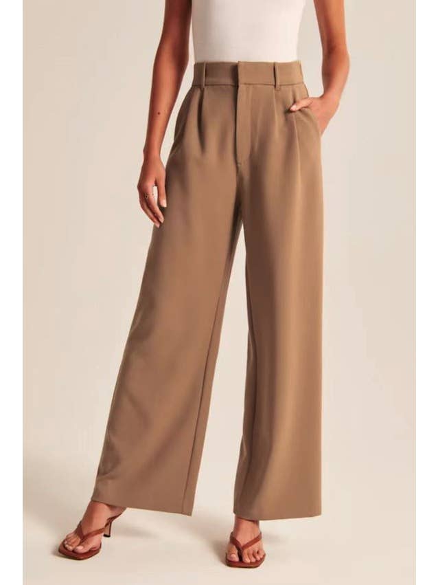 Wide Leg Dress Pants