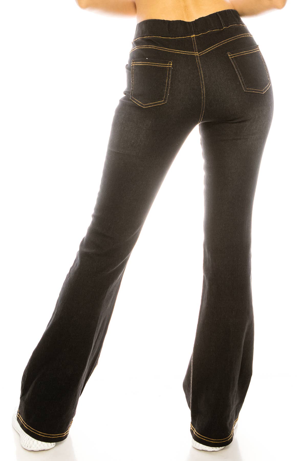 Black Denim Flare Jeans