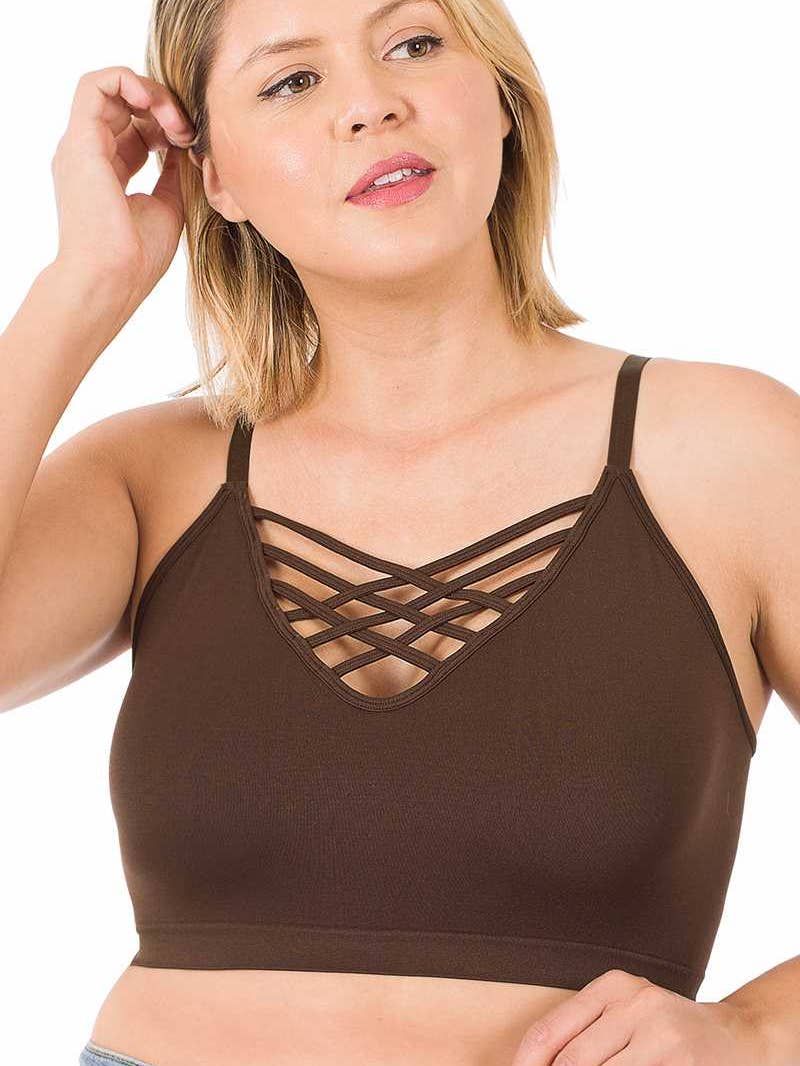 Front Lattice Bralette