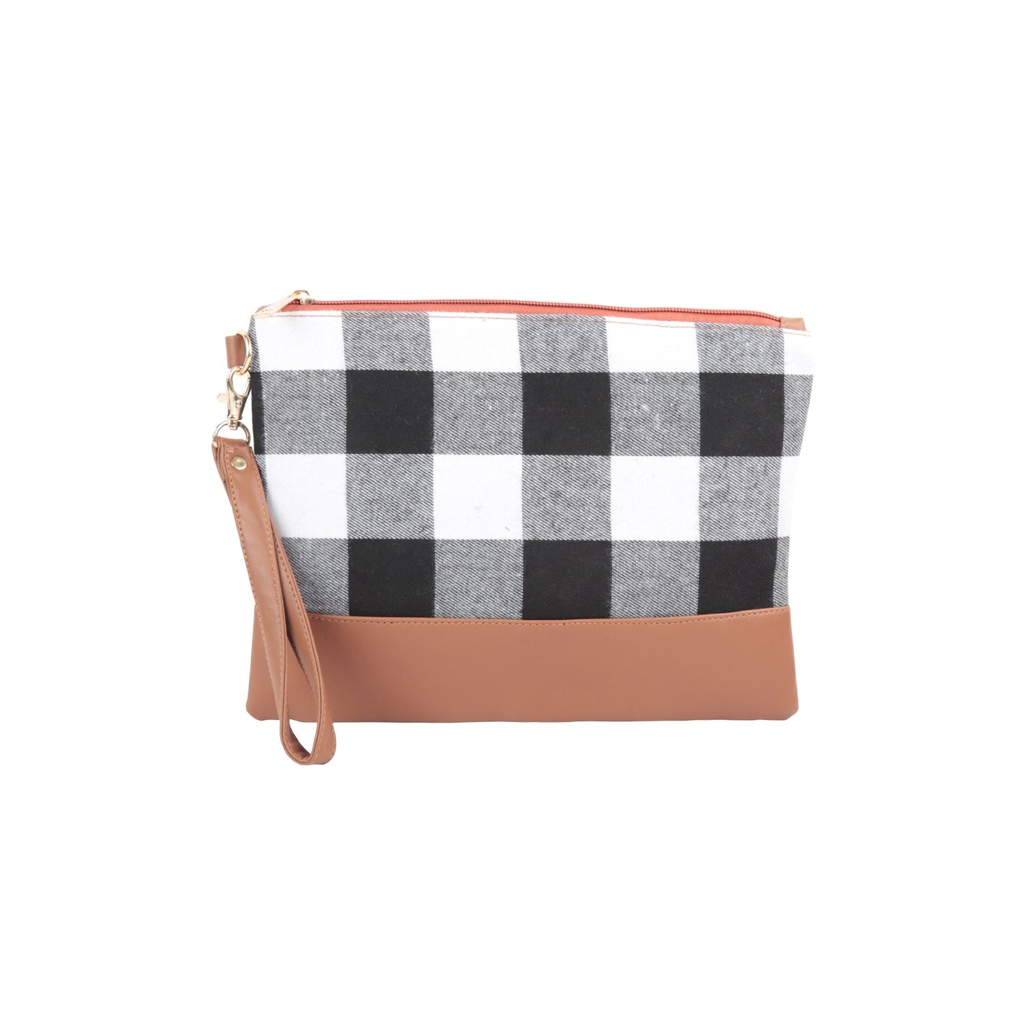 Buffalo Plaid Wristlet