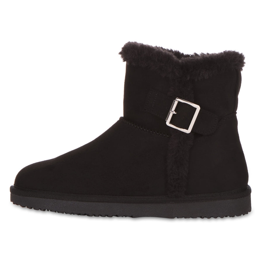 Mid Calf Plush Boots