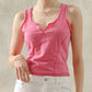 Round Neck Raw Tank Top