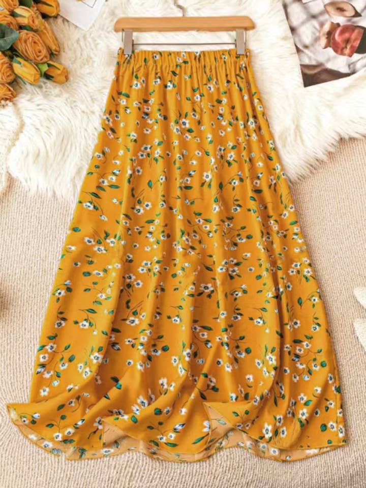 Floral Maxi Skirt