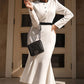 Business Elegant White Dress