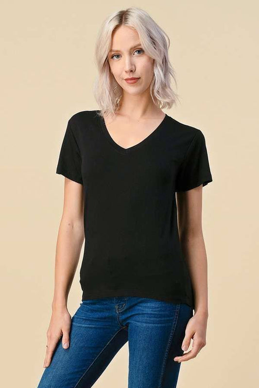 V-Neck Basic Tee