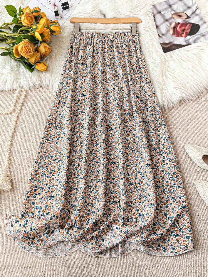 Floral Maxi Skirt