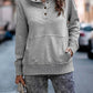 Exposed Seam Snap Sweatshirt