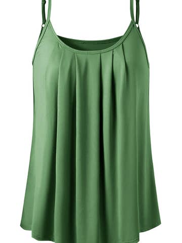 Pleated Cami Top