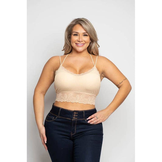 Plus Size Lace Bralette