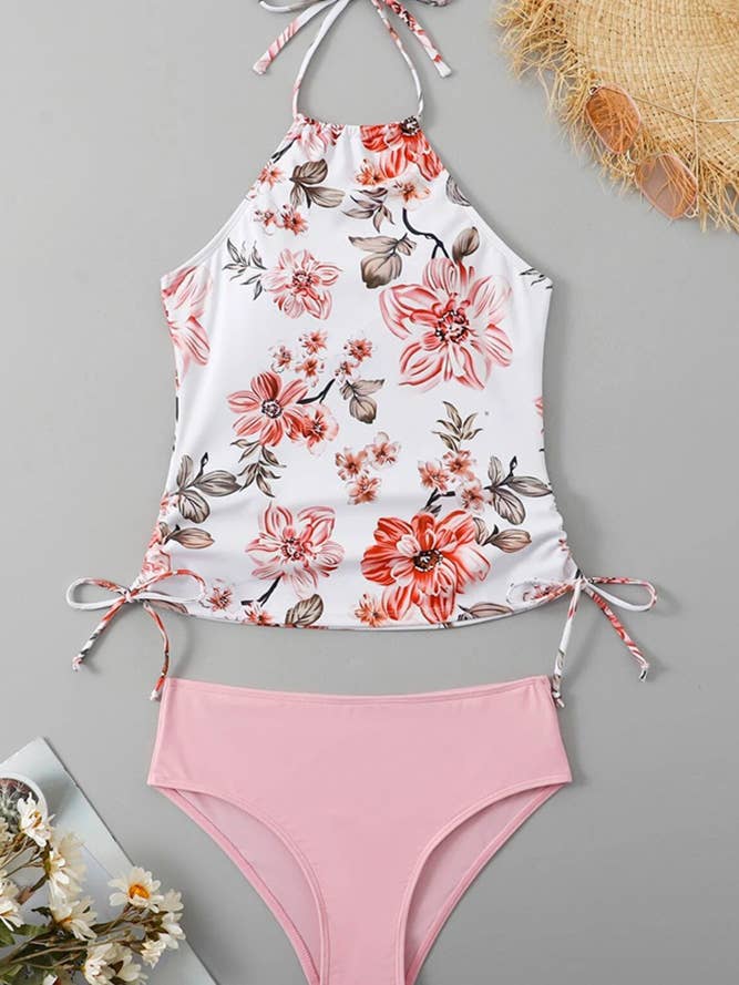 Summer Beach Floral Bikini Set