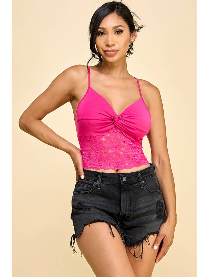 Twist Bra Cami Top