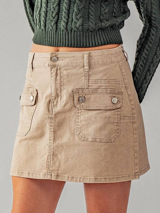 Cargo Mini Skirt