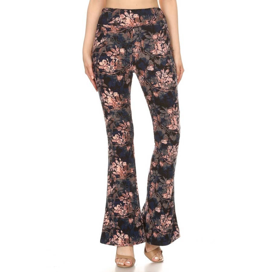 Buttery Soft High Waist Print Palazzo Pants