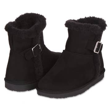Mid Calf Plush Boots