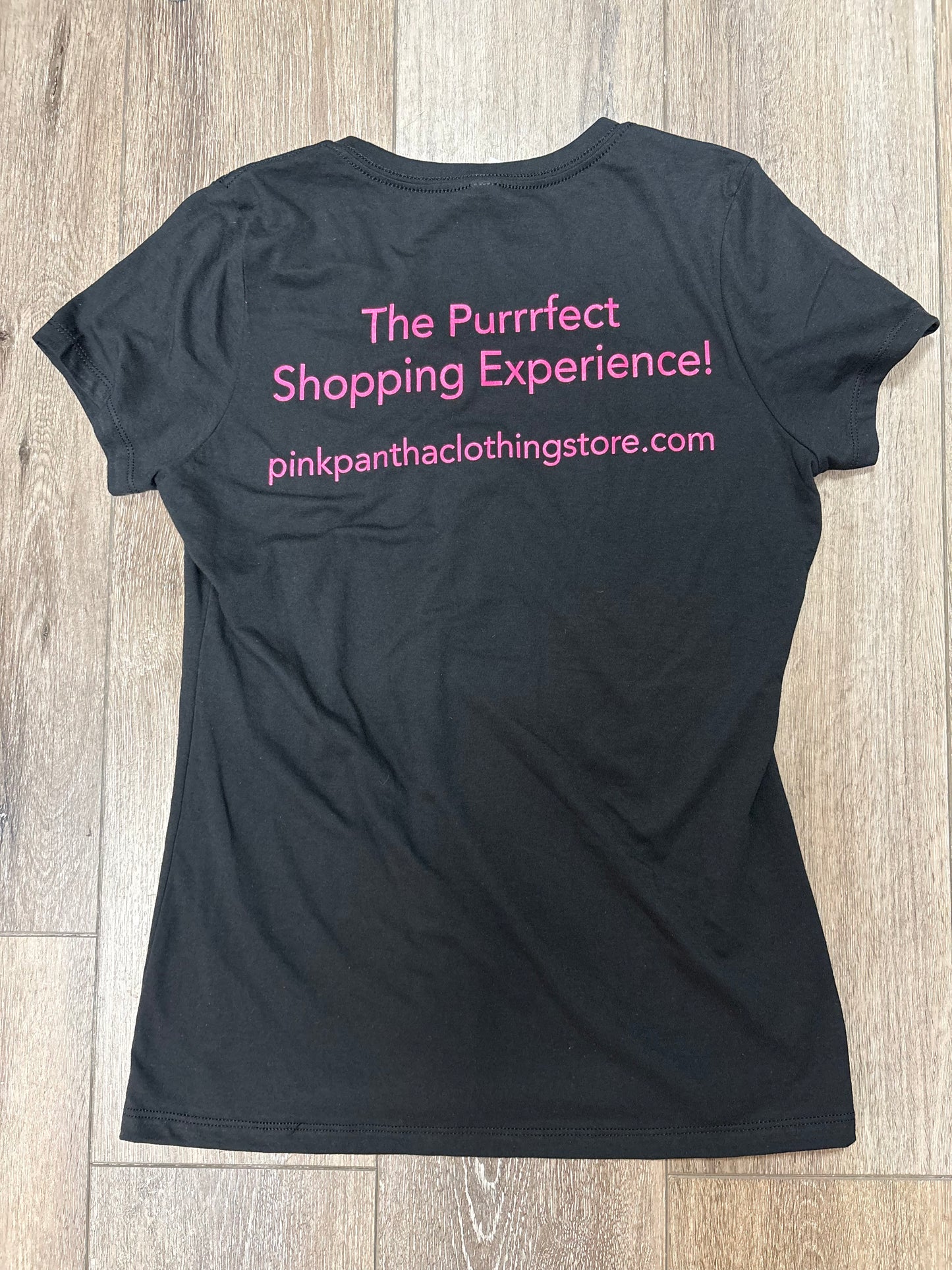 Pink Pantha NP V Neck T Shirts