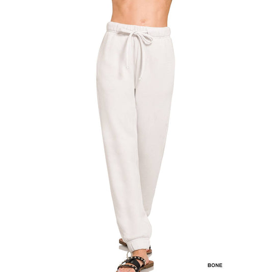 Fleece Jogger Sweatpants with Pockets