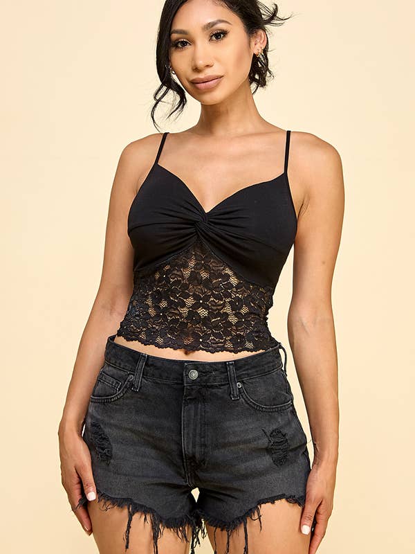 Twist Bra Cami Top