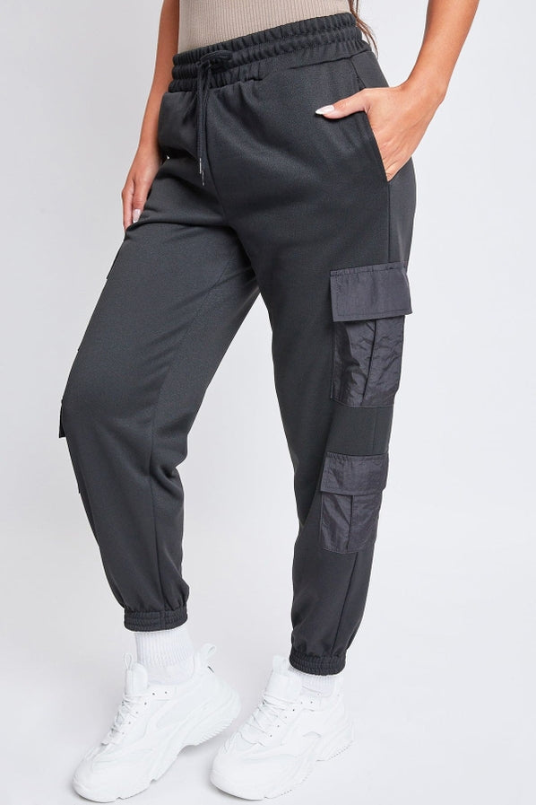 Nylon Joggers with Pockets