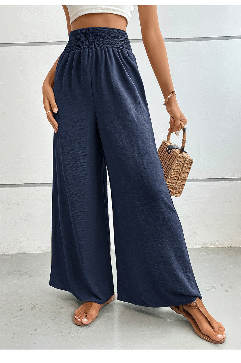 Flared Wide-Leg Pants