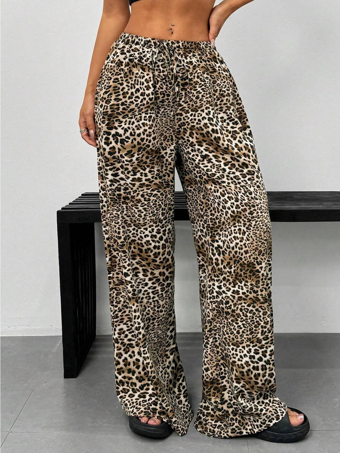 Leopard Print Pants