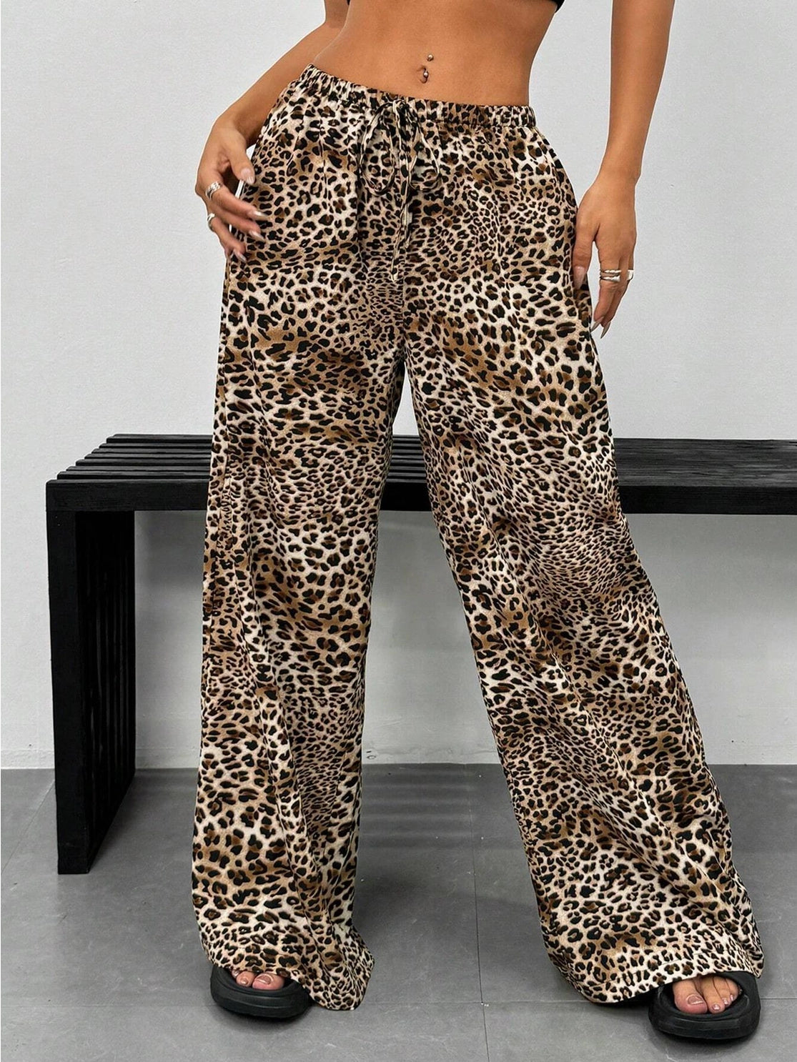 Leopard Print Pants