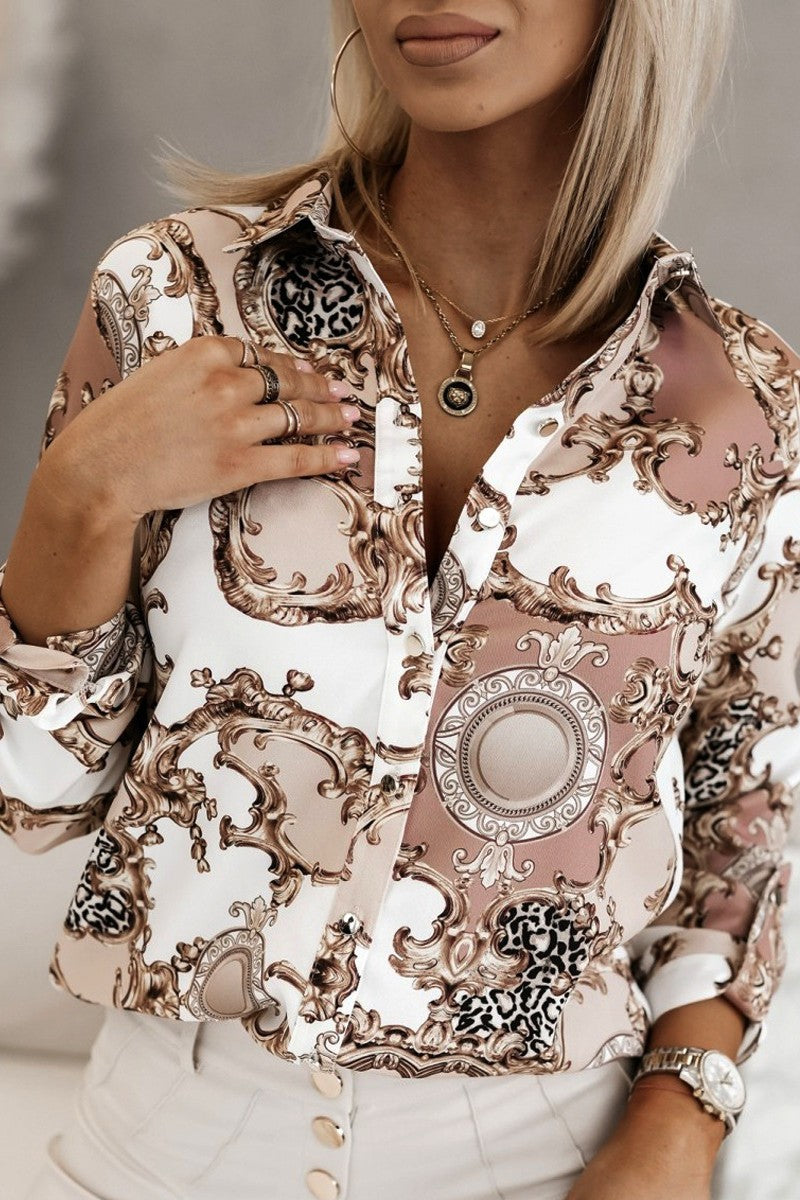 Digital Print Long Sleeve Shirt