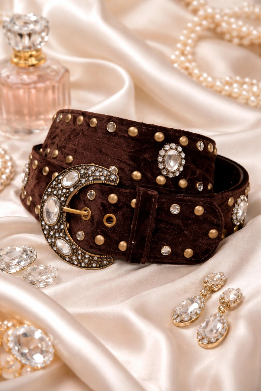 Rhinestone Diamond Belt