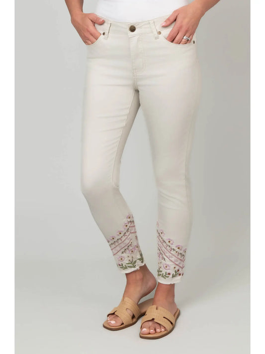 Embroidered Jeans