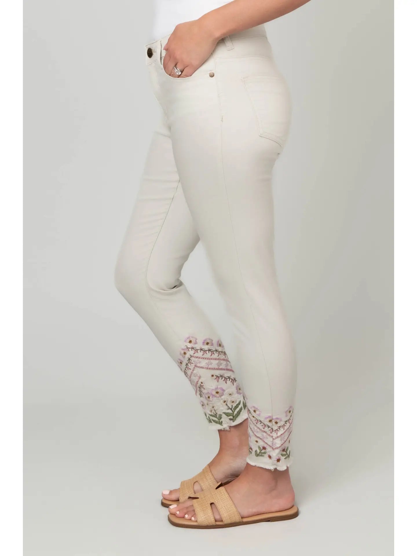Embroidered Jeans