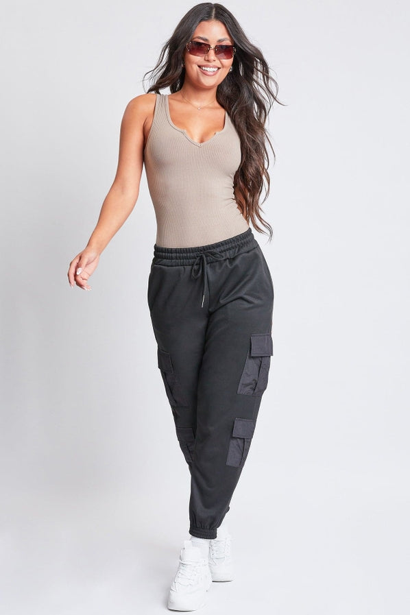 Nylon Joggers with Pockets