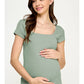 Square Neck Maternity Top