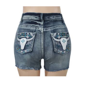 Vintage Embroidered Shorts
