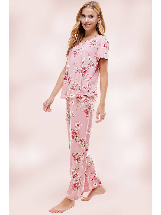 Floral Pajama Set