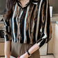 Striped Button Front Shirt